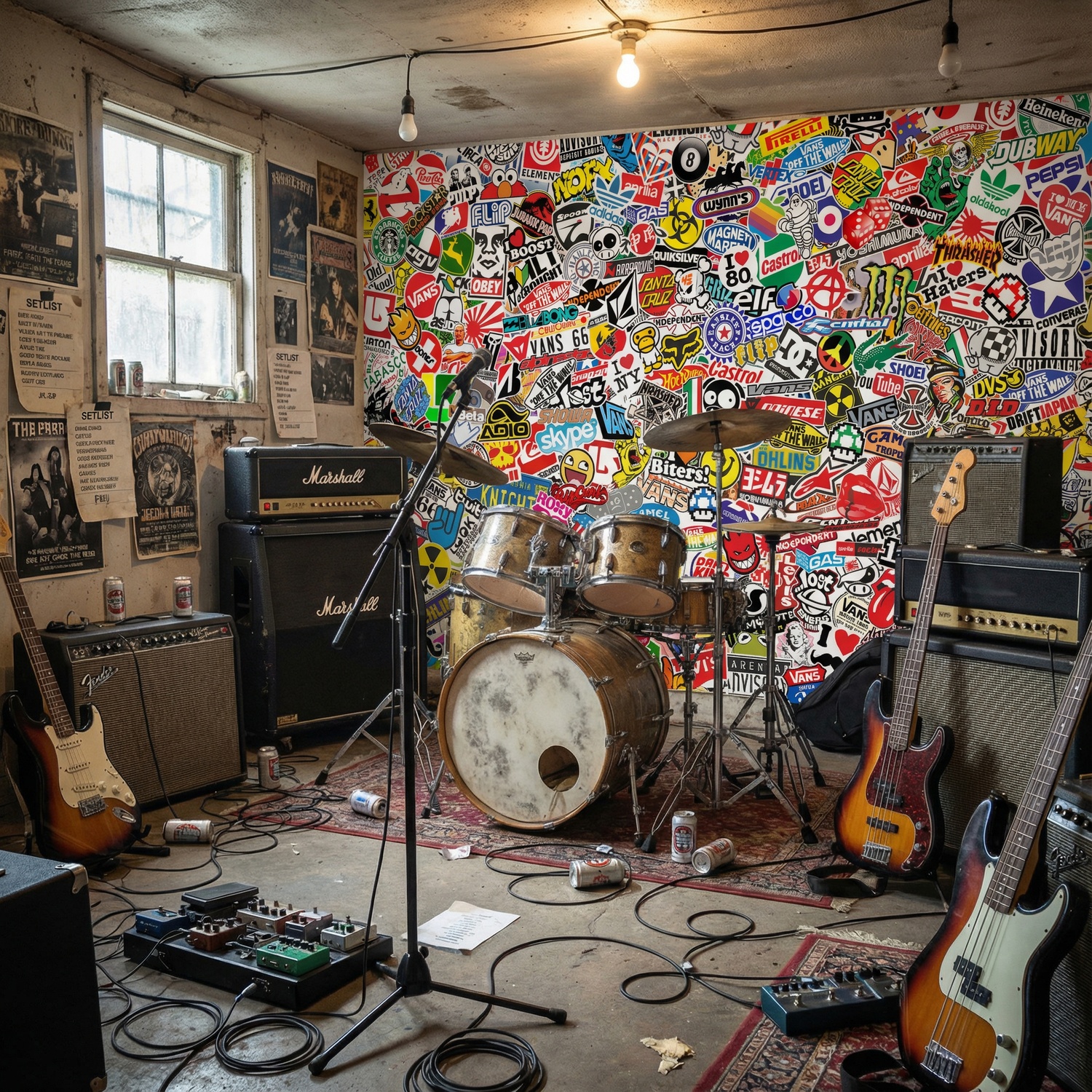 Poster xxl: StickerBomb mural