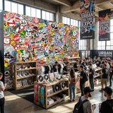 Poster xxl: StickerBomb mural 20