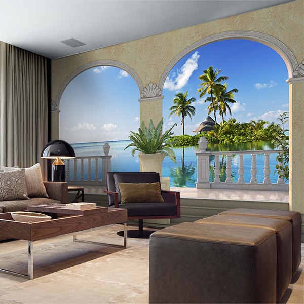 Poster xxl: Île dans les Caraïbes
