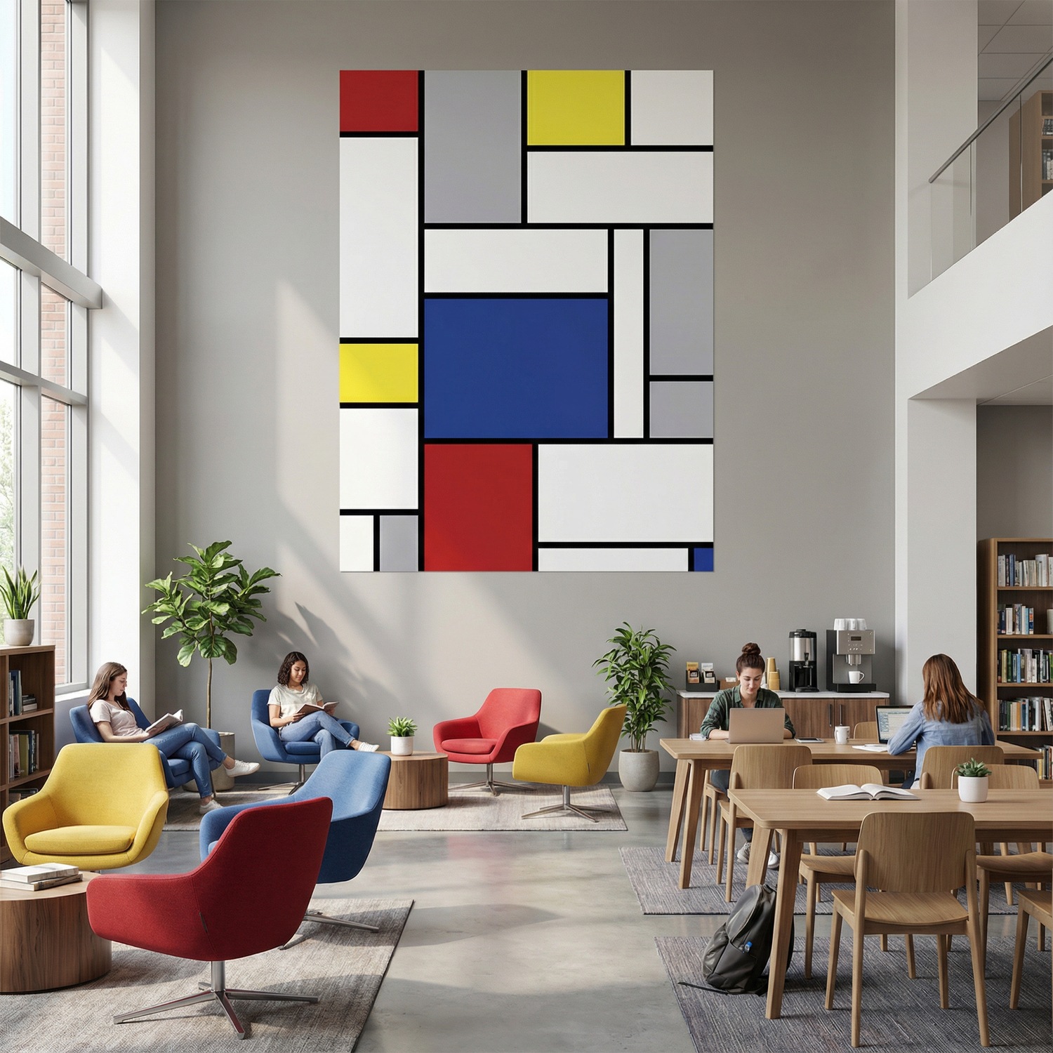 Poster xxl: Piet Mondrian
