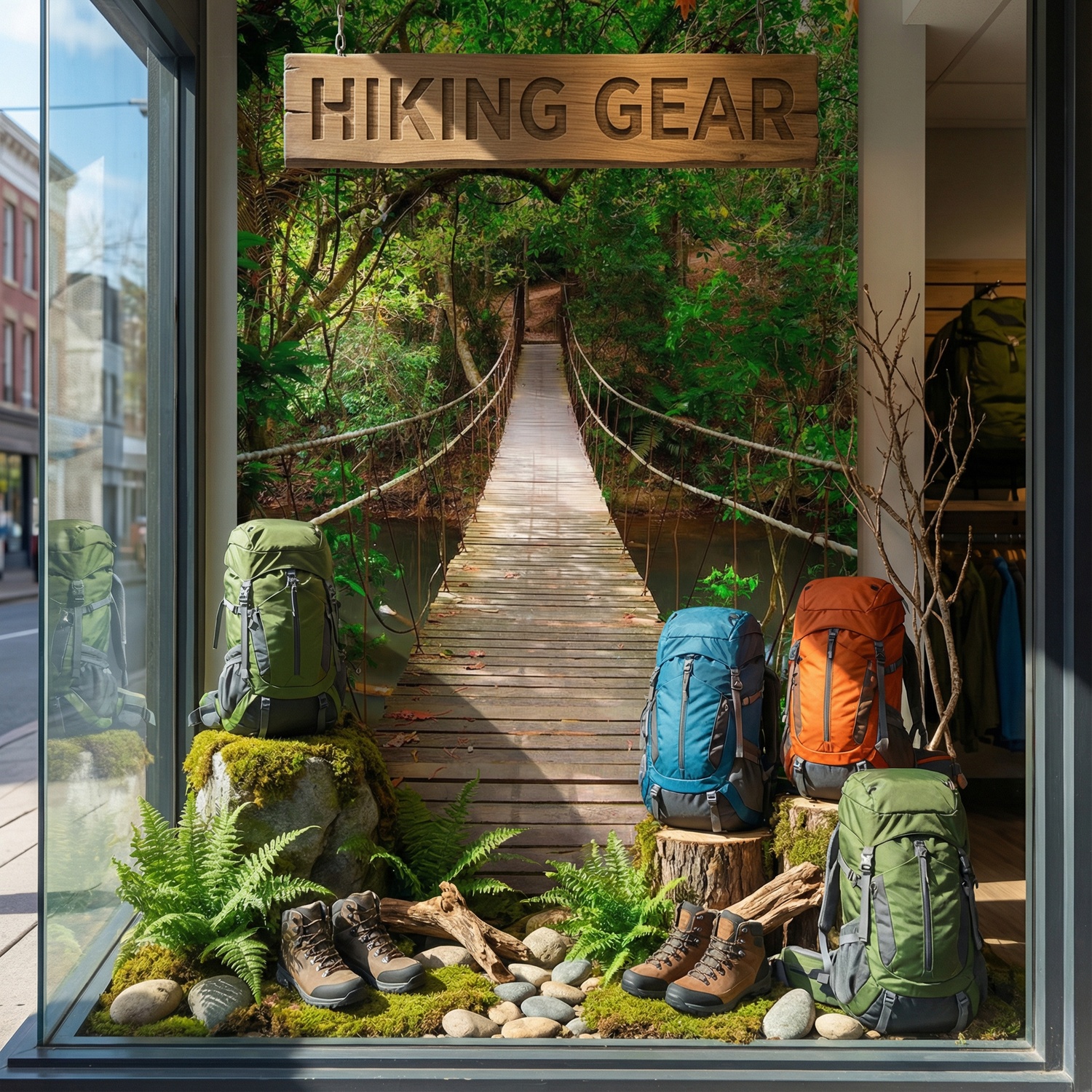 Poster xxl: Pont en Amazonie