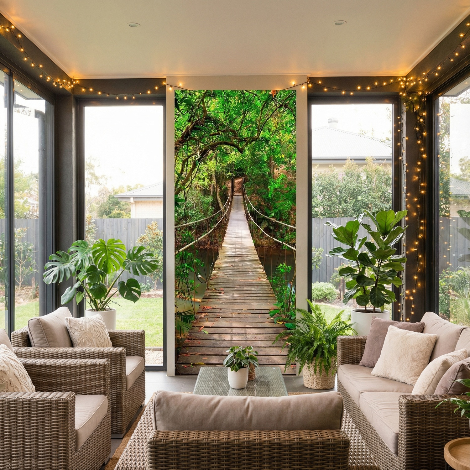 Poster xxl: Pont en Amazonie