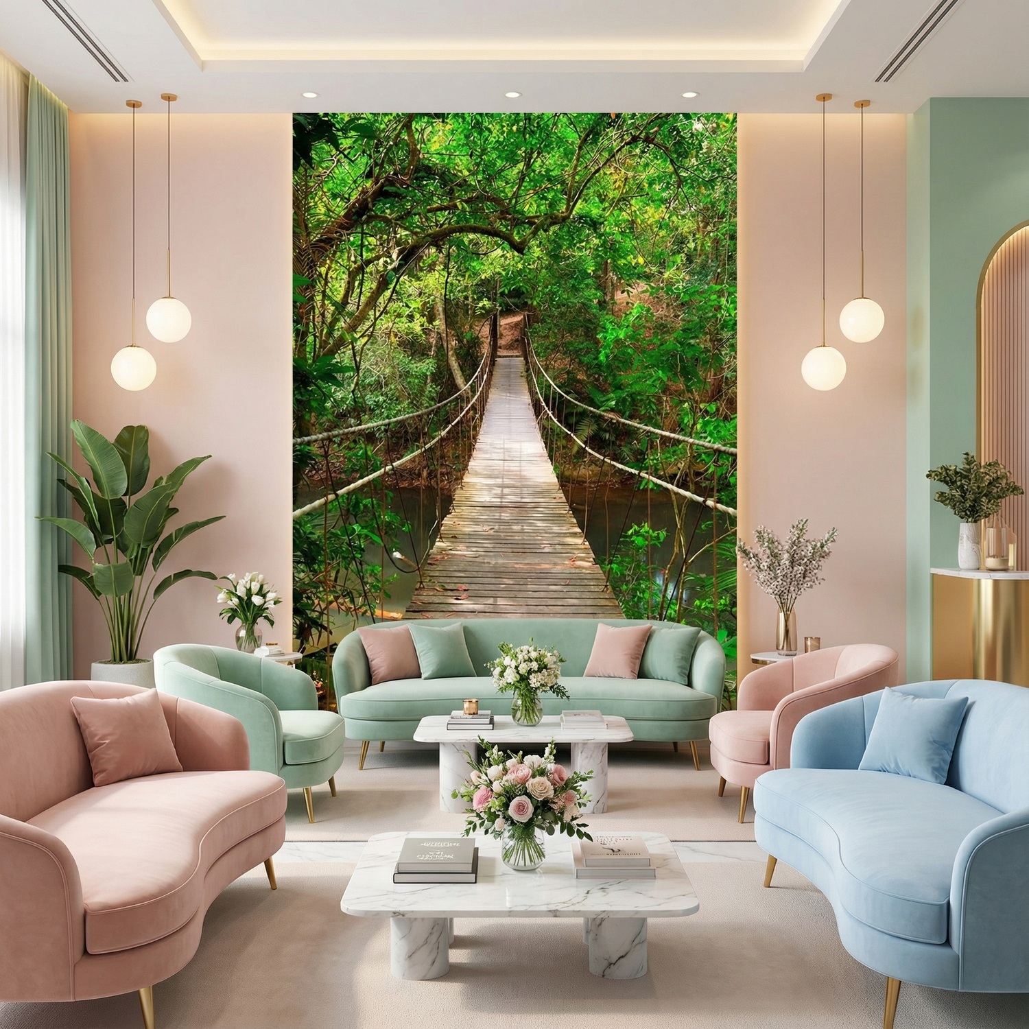 Poster xxl: Pont en Amazonie