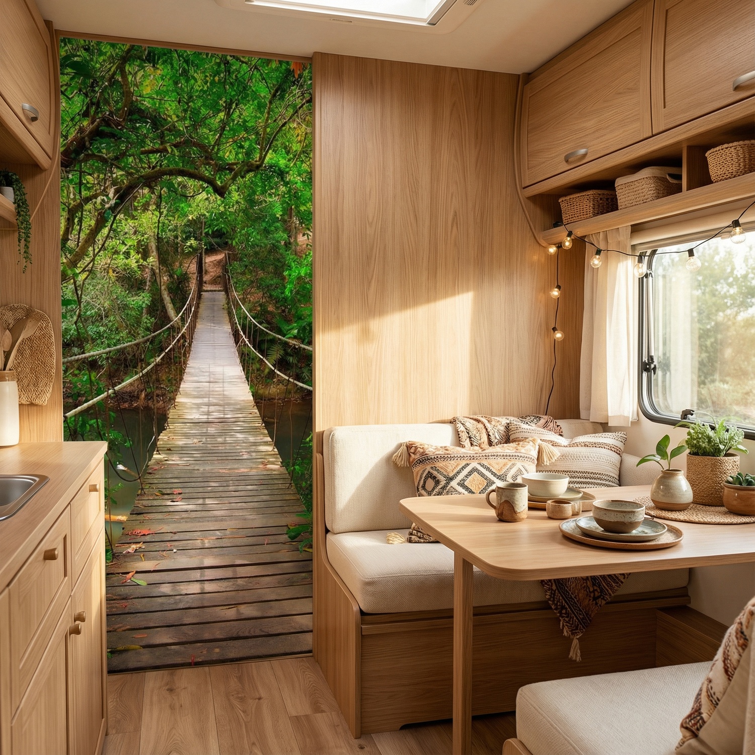 Poster xxl: Pont en Amazonie