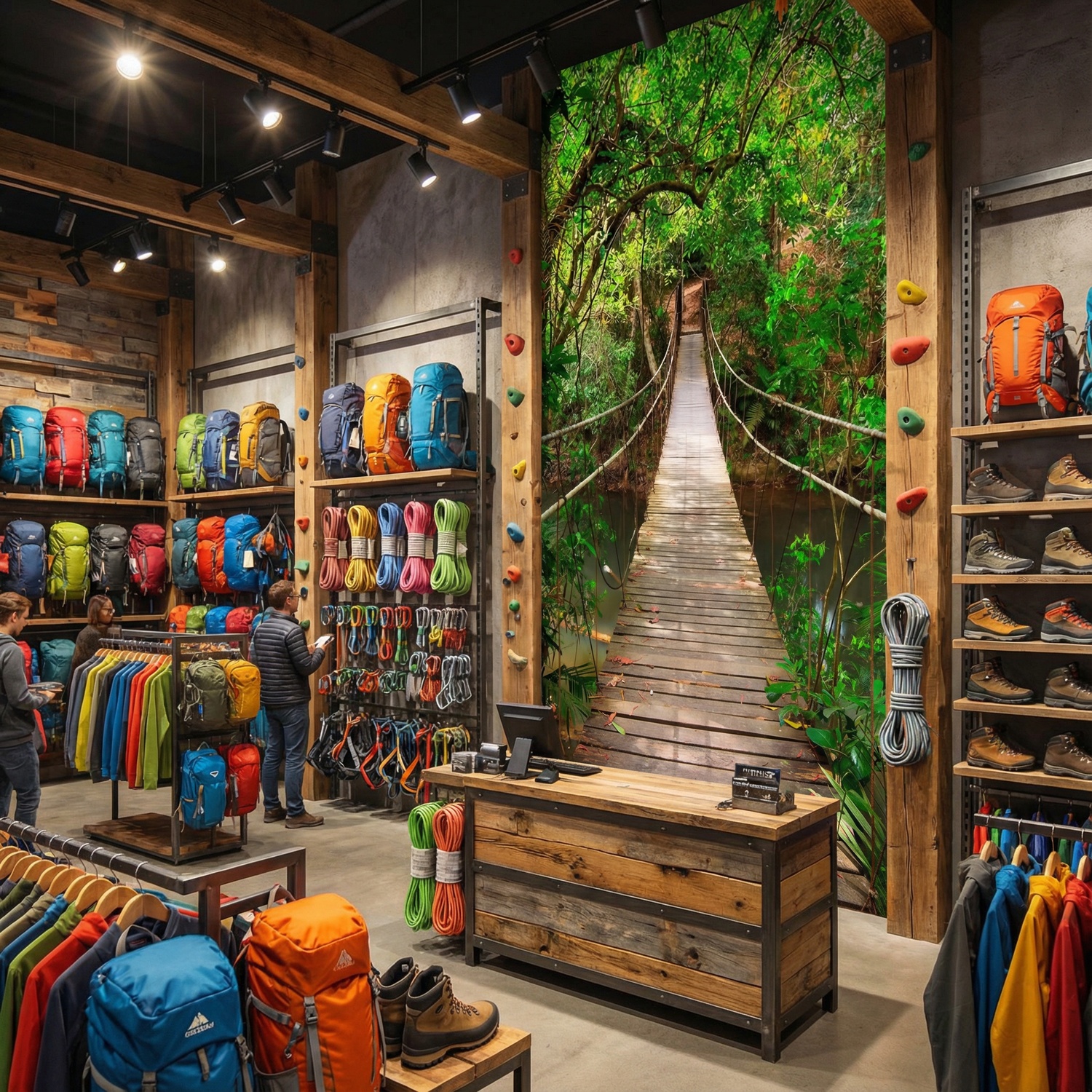 Poster xxl: Pont en Amazonie