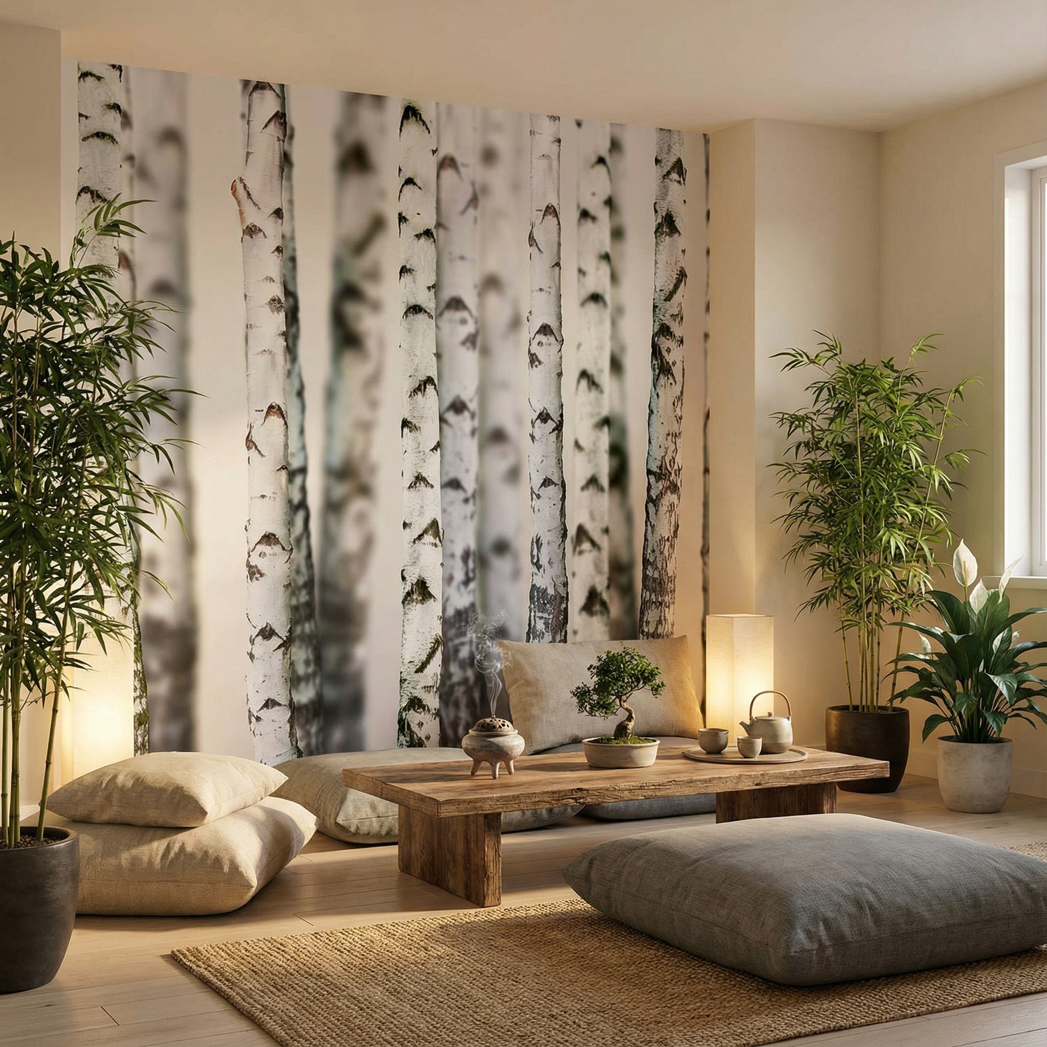 Poster xxl: For&ecirc;t de bouleaux