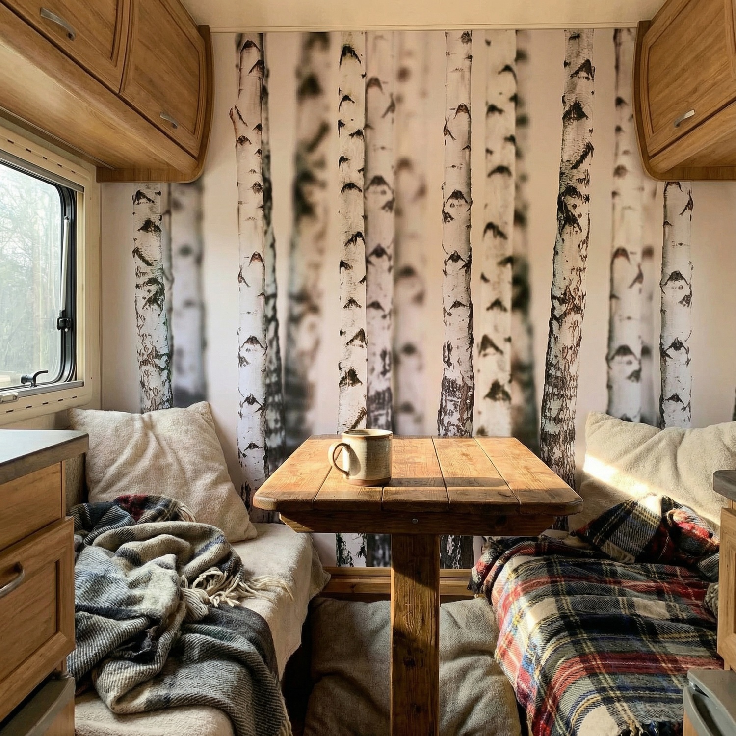 Poster xxl: For&ecirc;t de bouleaux