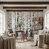 Poster xxl: For&ecirc;t de bouleaux 6