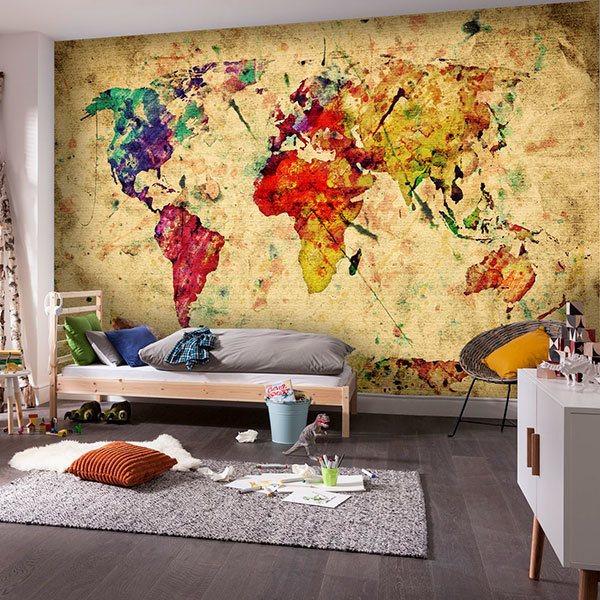 Poster xxl: Peindre la carte du monde 0
