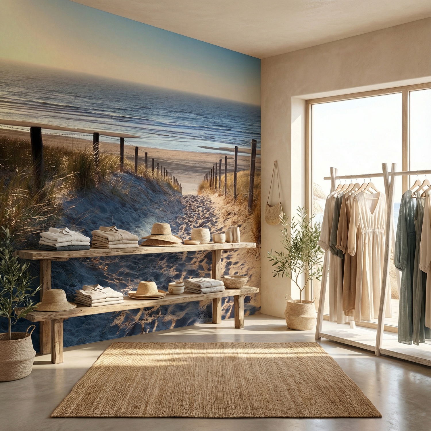 Poster xxl: Sur le chemin de la plage