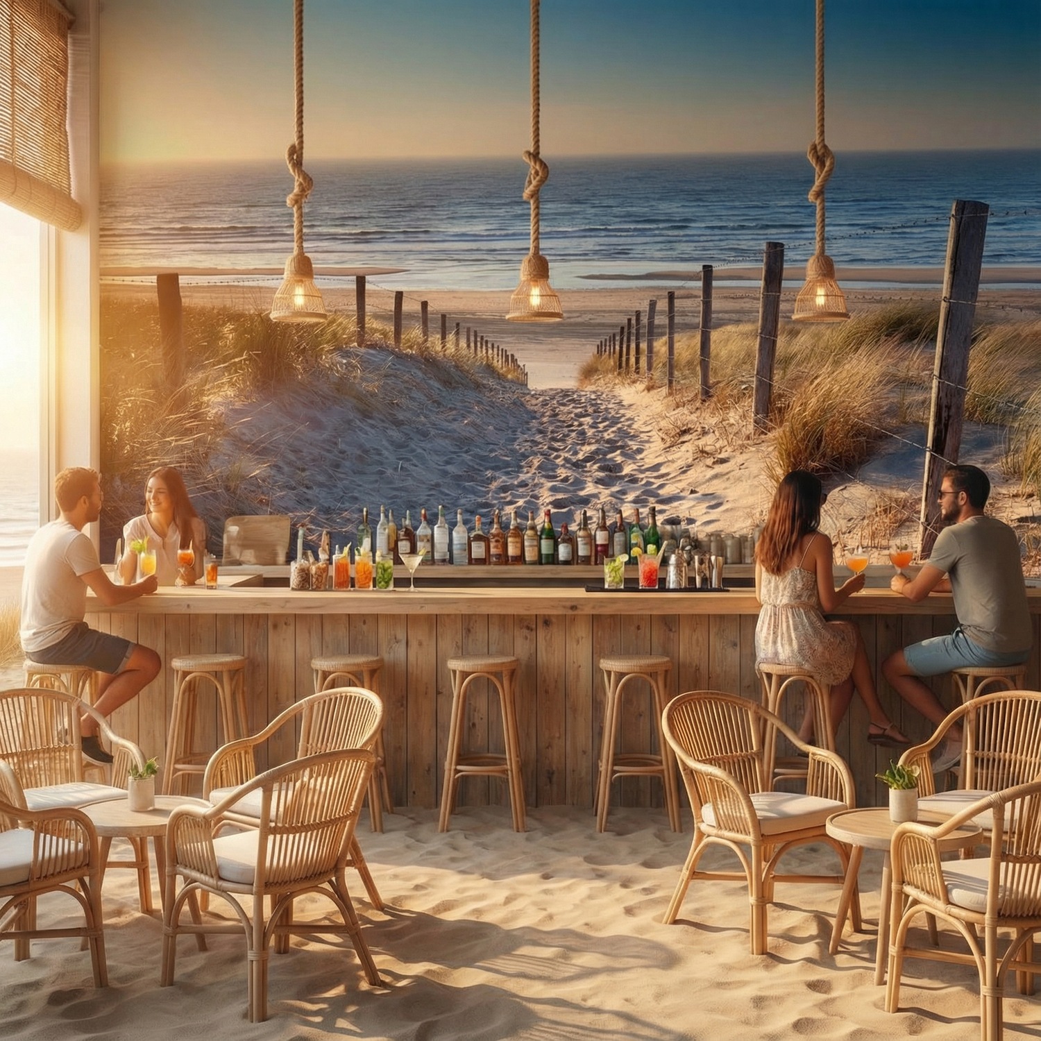 Poster xxl: Sur le chemin de la plage