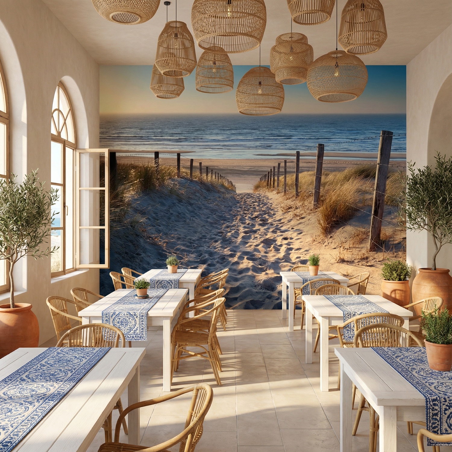 Poster xxl: Sur le chemin de la plage