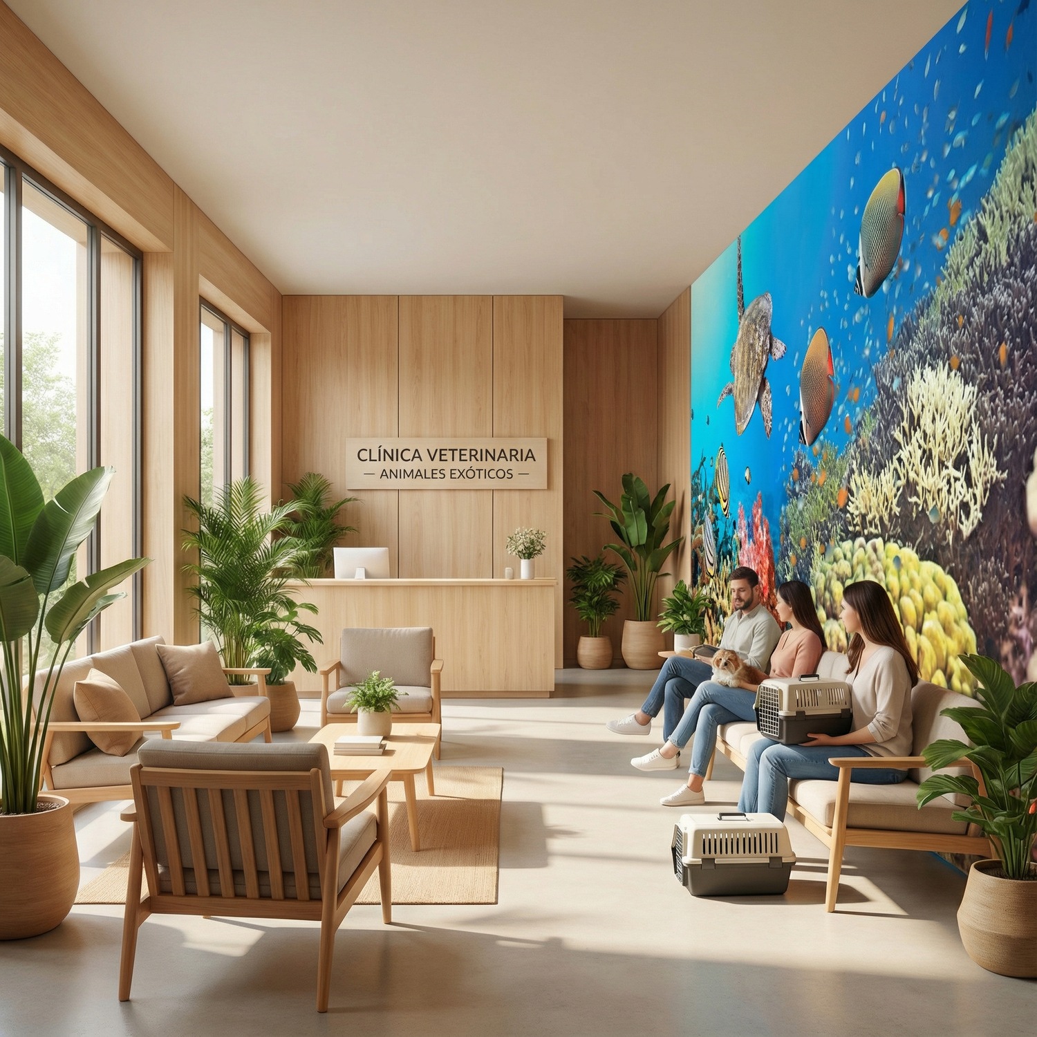 Poster xxl: Panoramique sous la mer