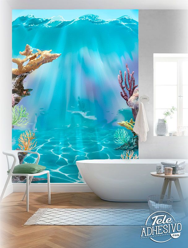 Poster xxl: Corail sous les vagues