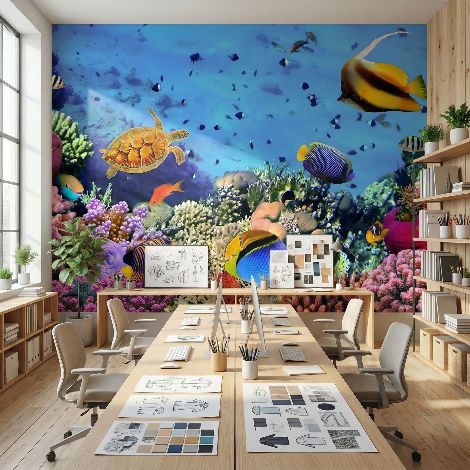 Poster xxl: Couleurs sous la mer