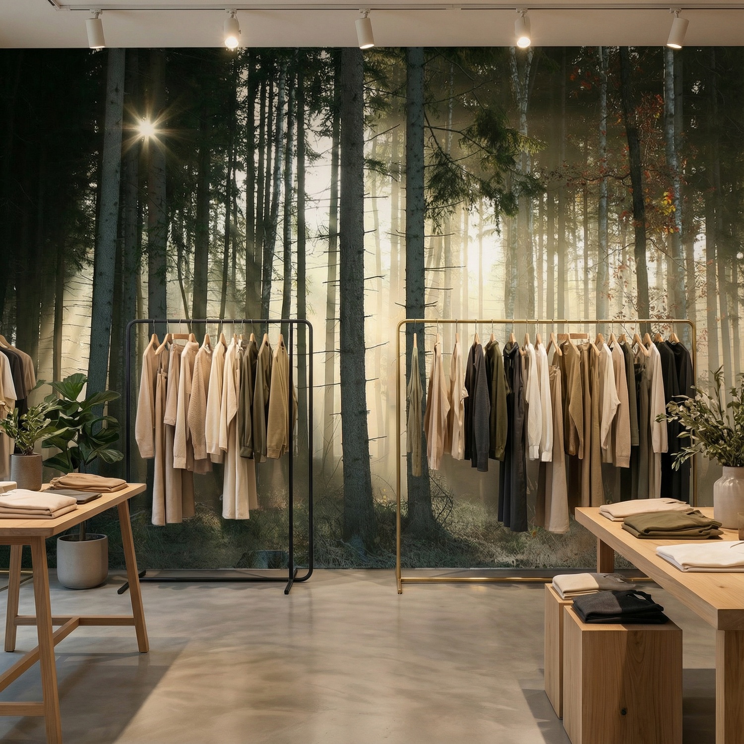 Poster xxl: Lueur dans les bois