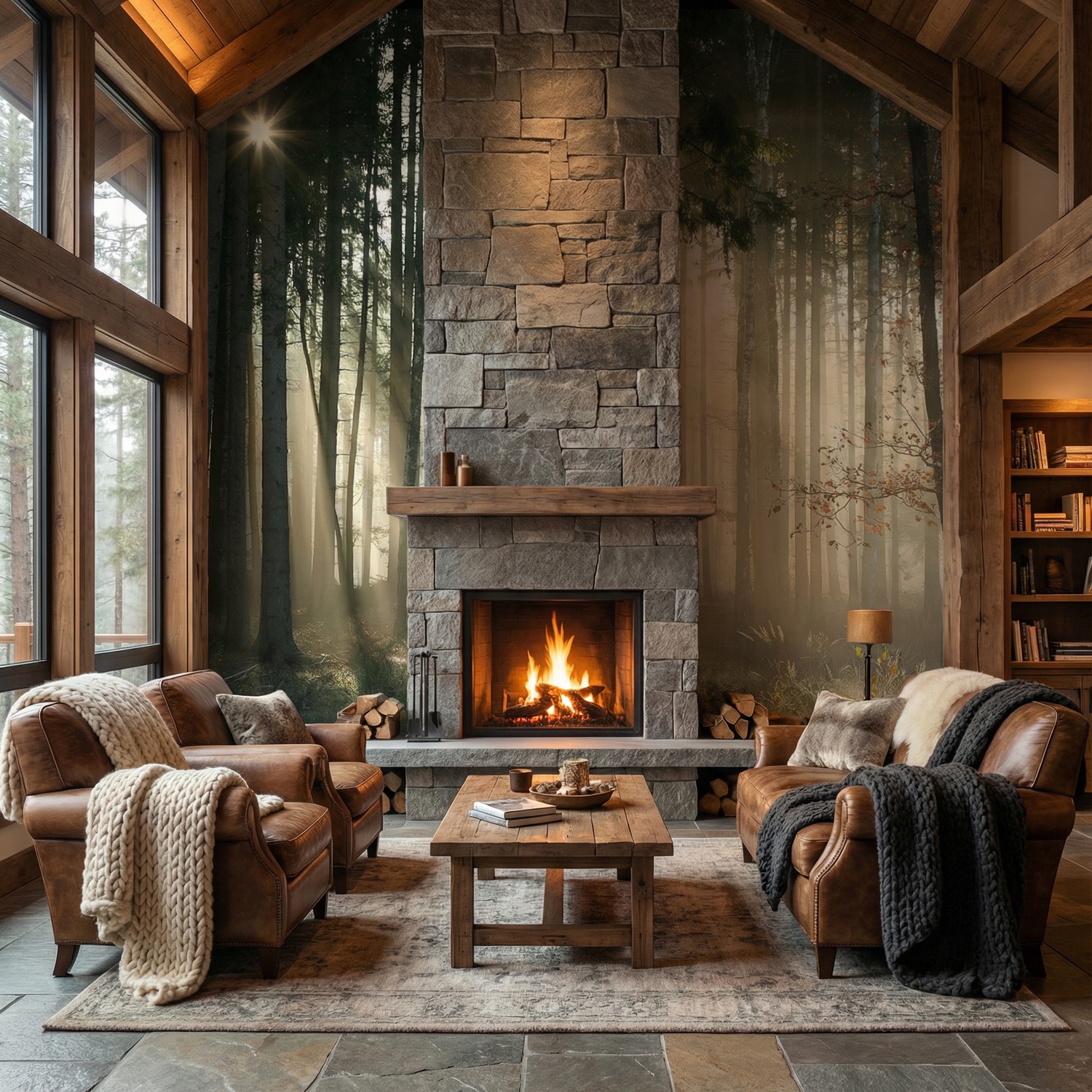 Poster xxl: Lueur dans les bois