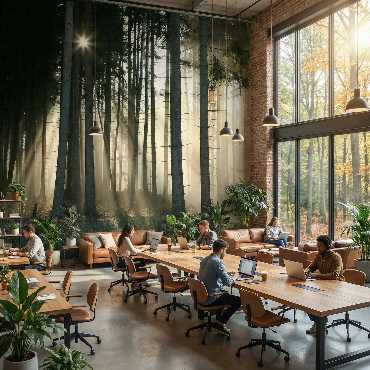 Poster xxl: Lueur dans les bois