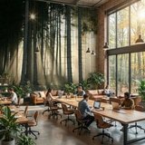 Poster xxl: Lueur dans les bois 14