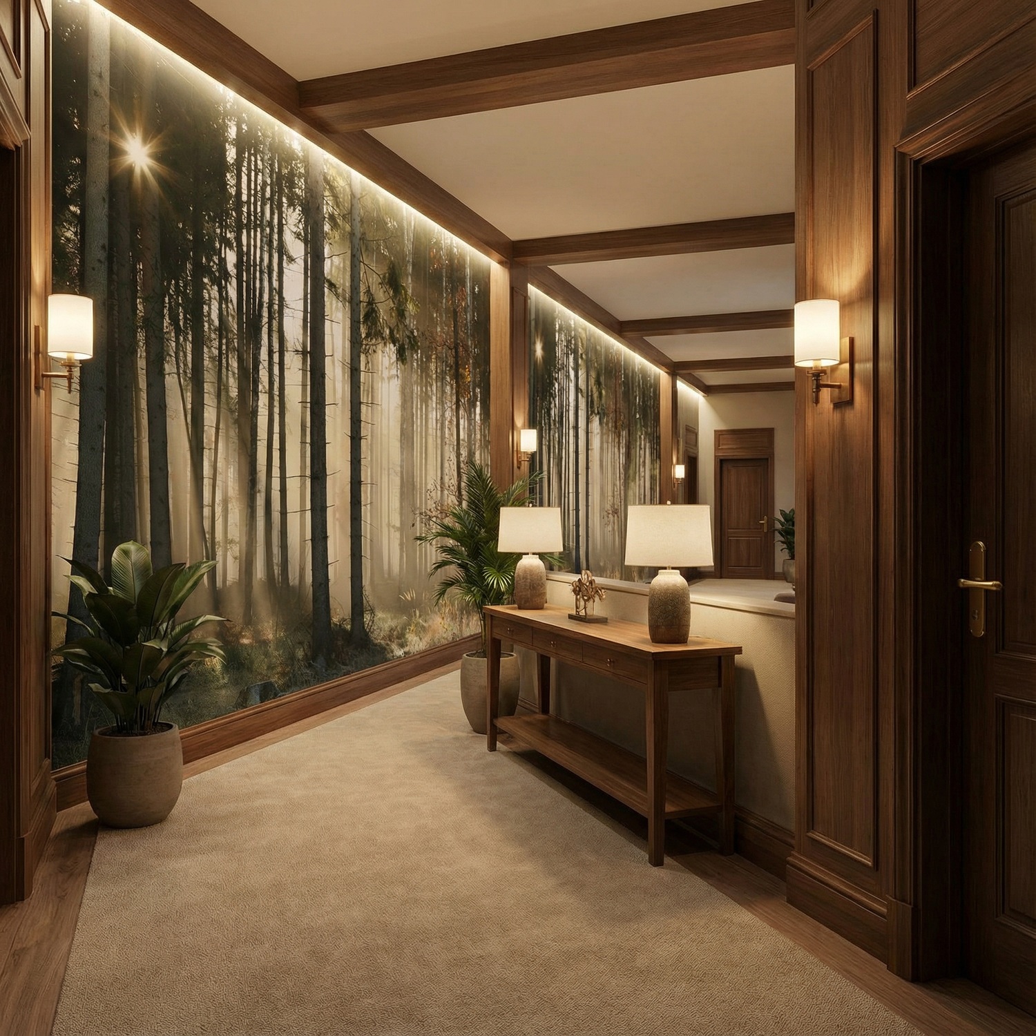 Poster xxl: Lueur dans les bois