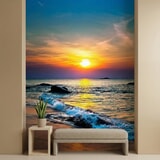 Poster xxl: Coucher de soleil profond 11