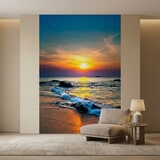 Poster xxl: Coucher de soleil profond 3