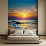 Poster xxl: Coucher de soleil profond 4