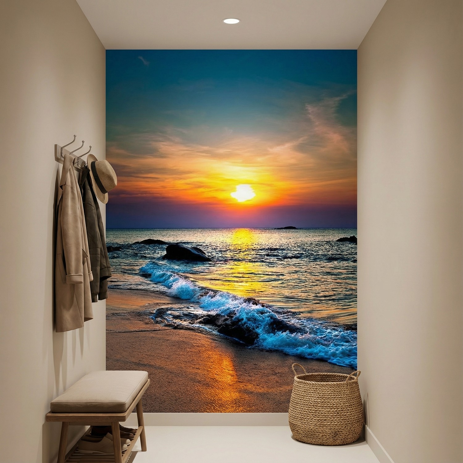 Poster xxl: Coucher de soleil profond