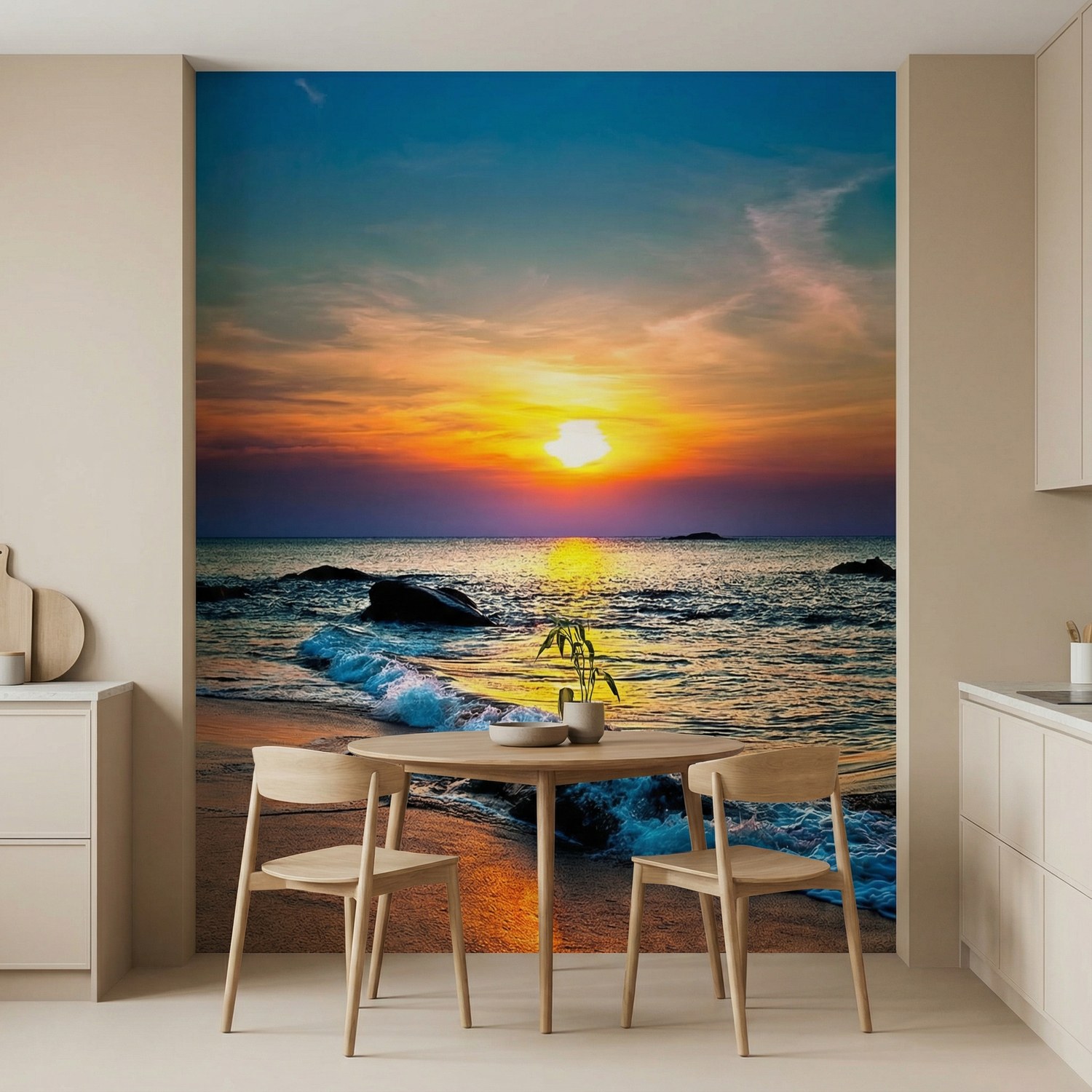 Poster xxl: Coucher de soleil profond