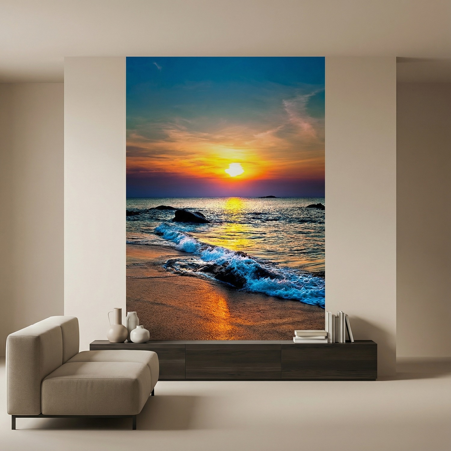 Poster xxl: Coucher de soleil profond