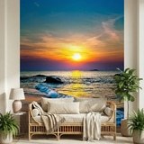 Poster xxl: Coucher de soleil profond 10