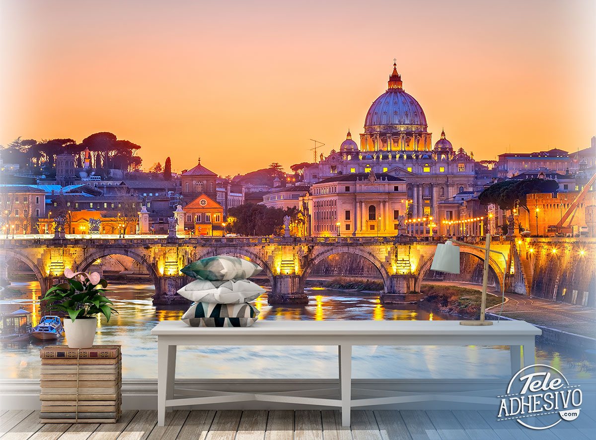 Poster xxl: Pont Sant Angelo, Rome