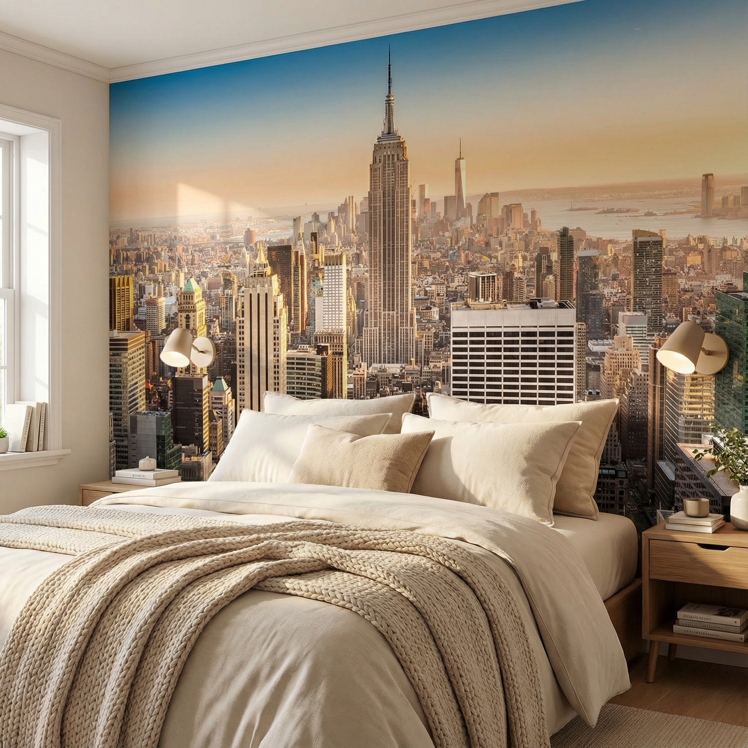 Poster xxl: Downtown Manhattan at sunset