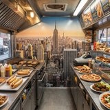 Poster xxl: Downtown Manhattan at sunset 17