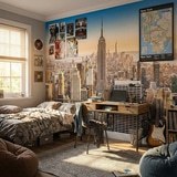 Poster xxl: Downtown Manhattan at sunset 18