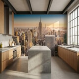 Poster xxl: Downtown Manhattan at sunset 7