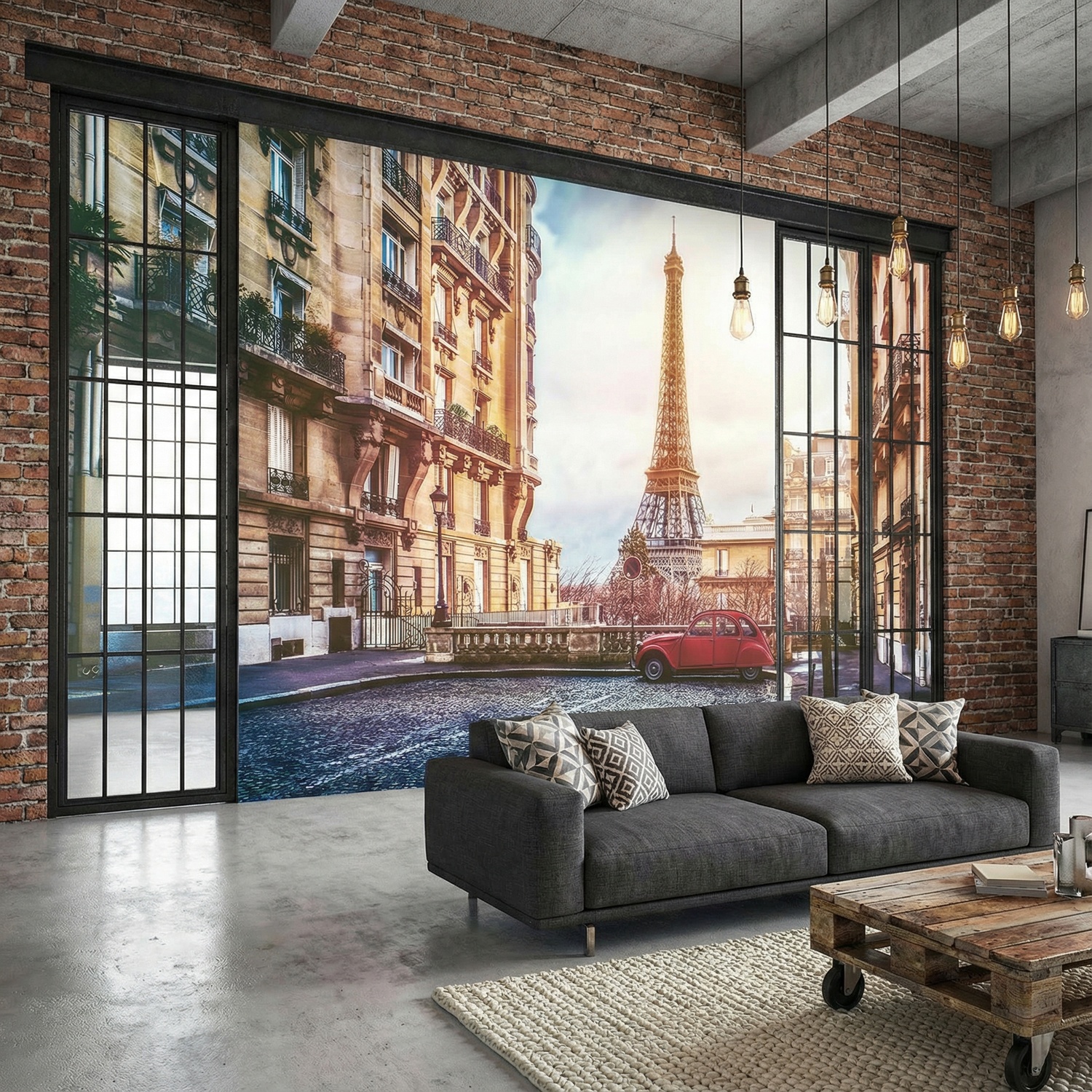 Poster xxl: Vieux quartier de Paris