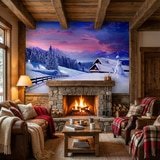 Poster xxl: Chalet dans les Alpes 11