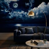 Poster xxl: Pleine lune sur l'oc&eacute;an 8