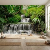Poster xxl: Cascades dans le jardin tropical 9