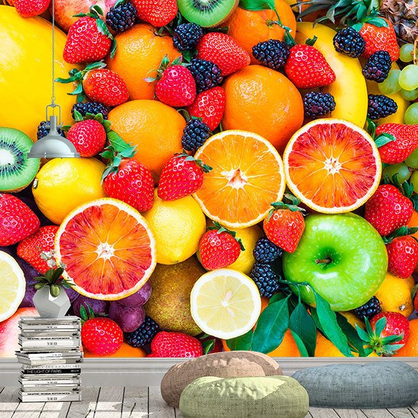 Poster xxl: Fruits Macédoine