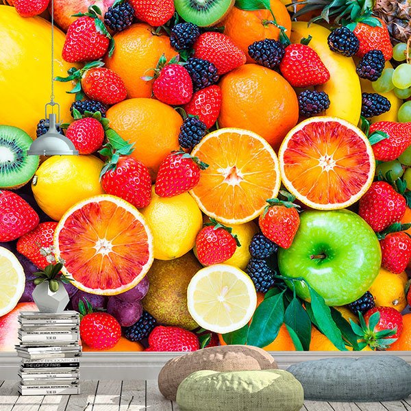 Poster xxl: Fruits Macédoine