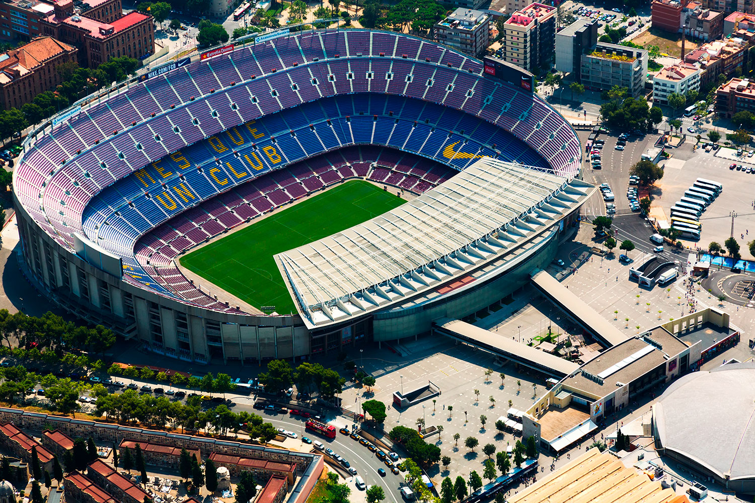 Poster xxl: Vue a&eacute;rienne du Camp Nou
