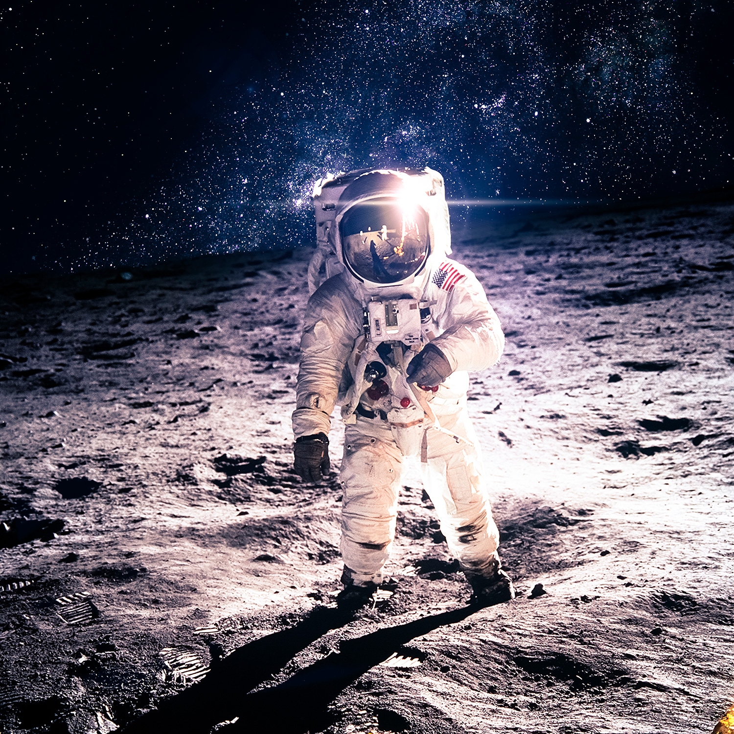Poster xxl: Armstrong sur la Lune