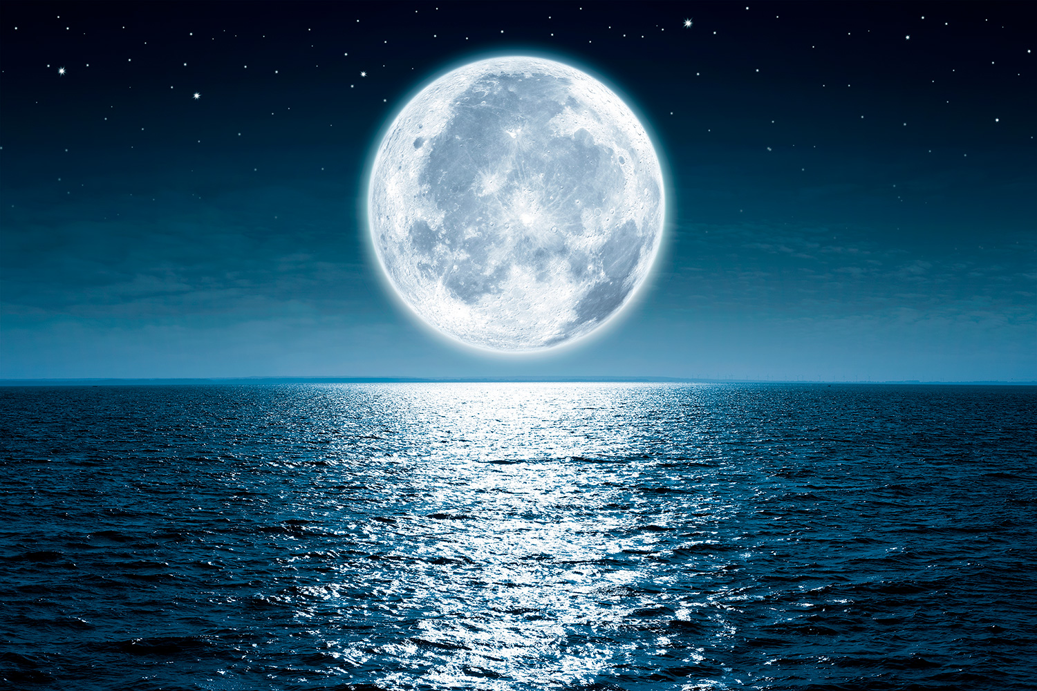 Poster xxl: Nuit de pleine lune