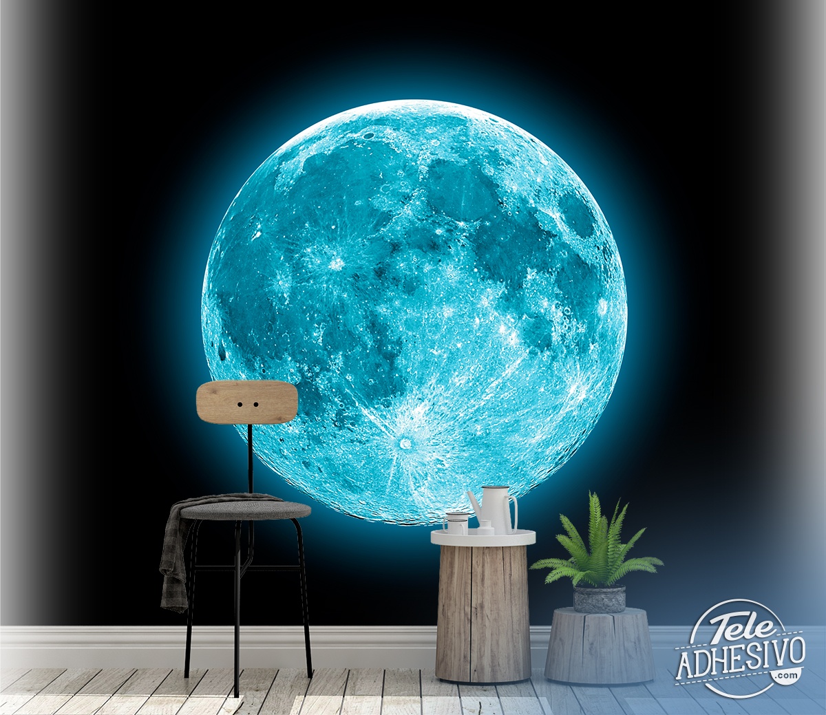 Poster xxl: Lune bleue