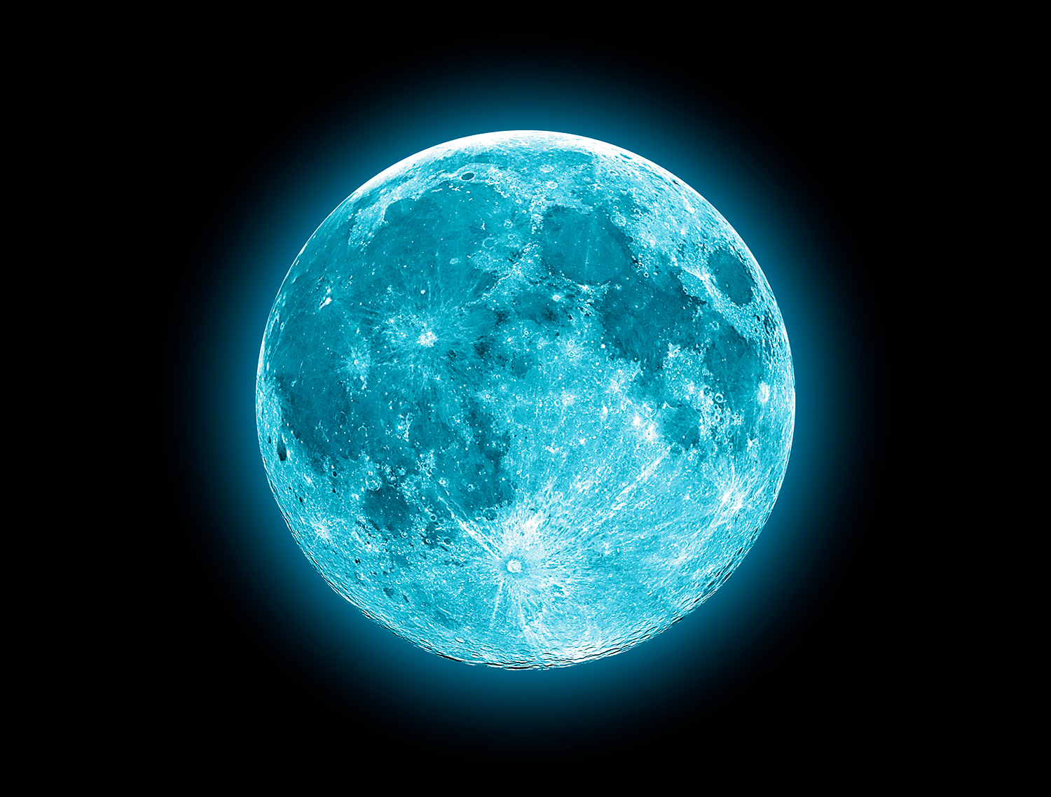 Poster xxl: Lune bleue