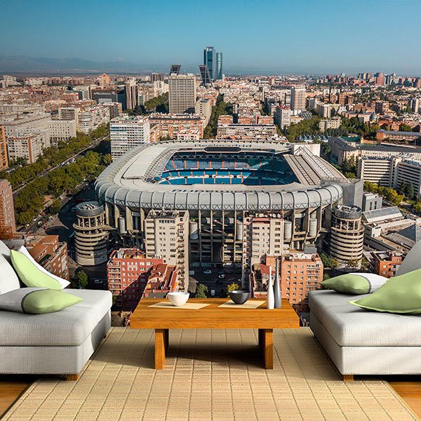 Poster xxl: Vue aérienne de Santiago Bernabéu 0