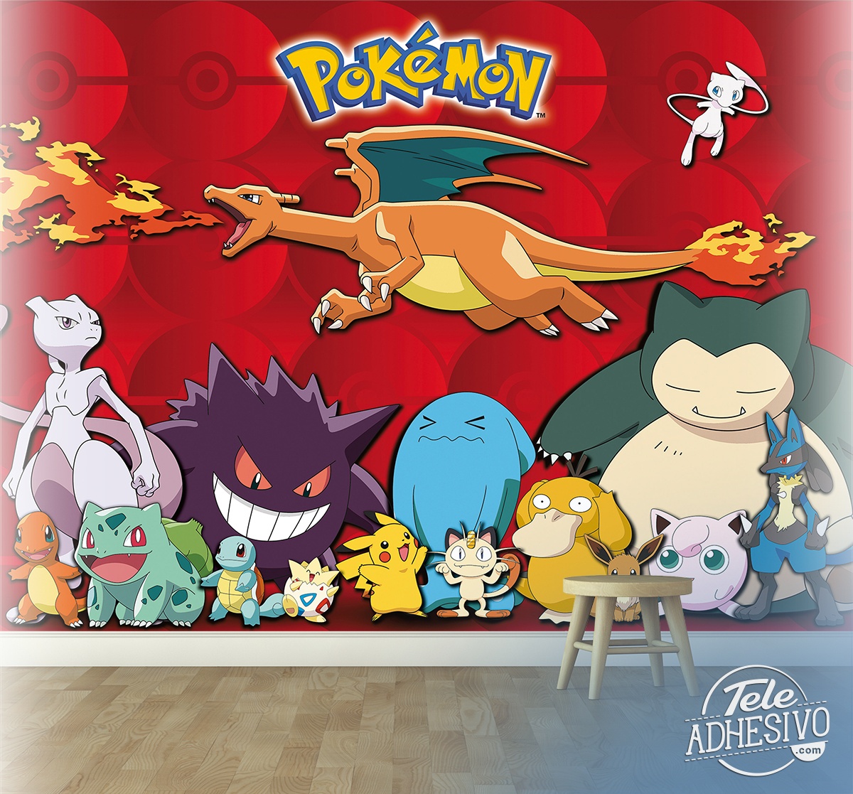 Affiche Pokémon Pikachu pour enfants - Poster Déco Chambre