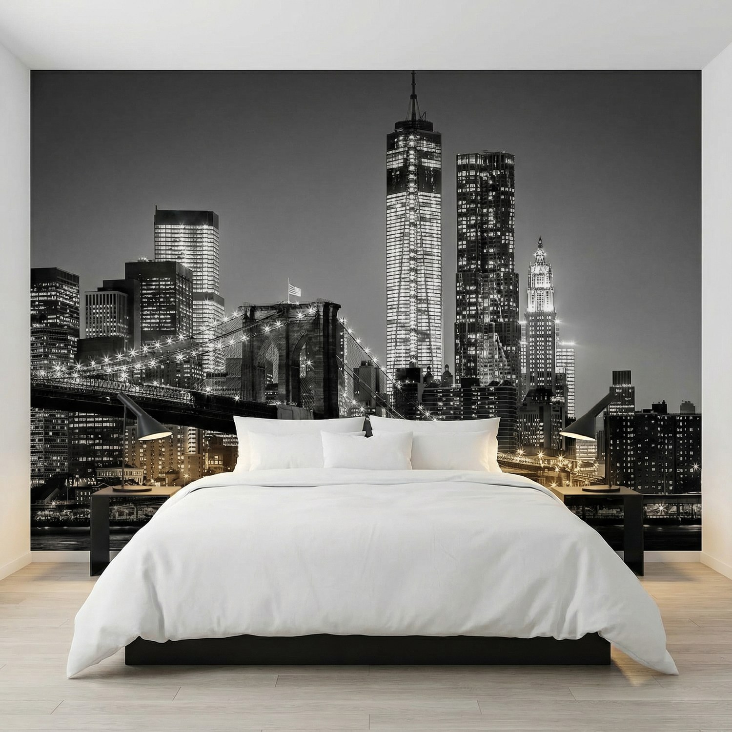 Poster xxl: Manhattan en noir et blanc